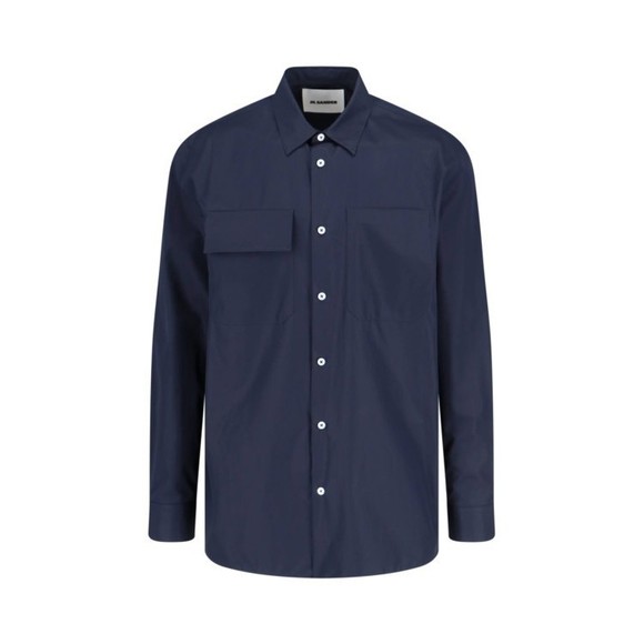 Jil Sander Classic Shirt – Navy - NWT